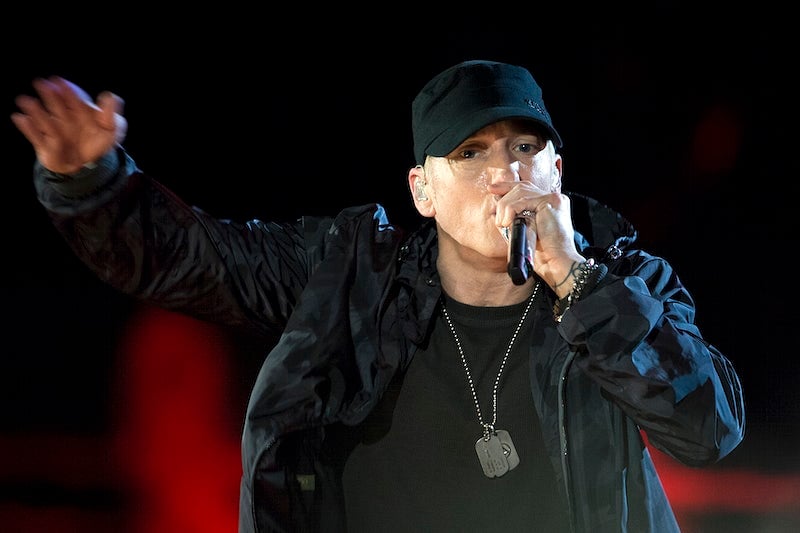 Eminem durante show em Washington, em 2014. (Foto: Domínio Público/Flickr/Rawpixel)