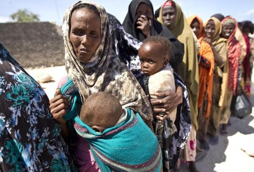 Catástrofe humanitária: Mais de 700 crianças morrem de fome na Somália