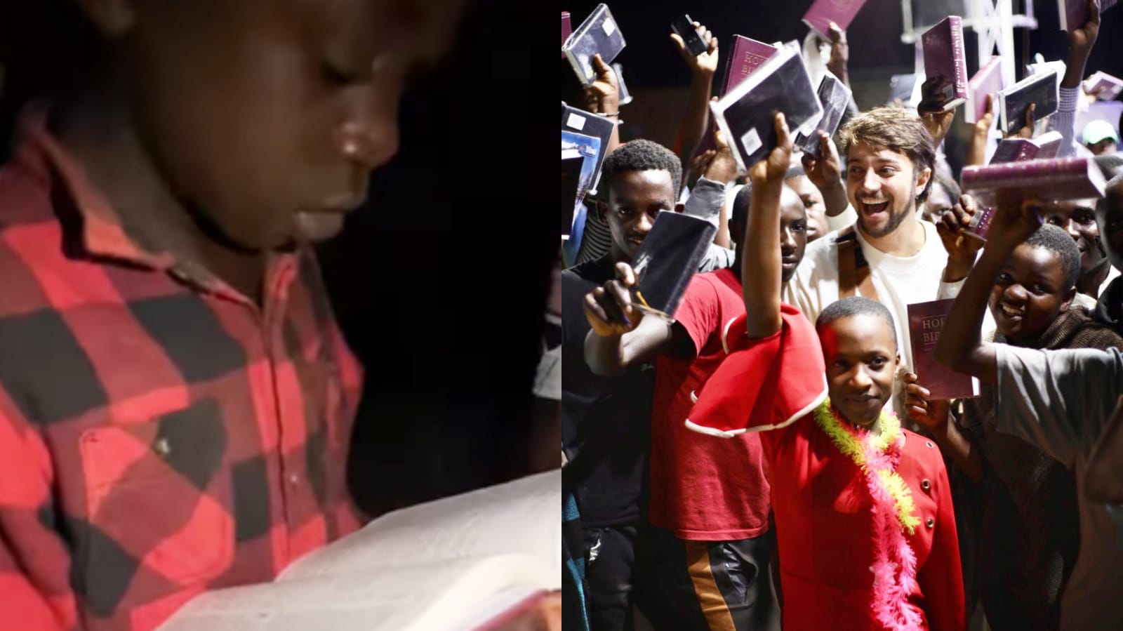 Luca Martini relatou a necessidade de exemplares e a fome pela Palavra em Uganda. (Foto: Reprodução/Instagram/Luca Martini).