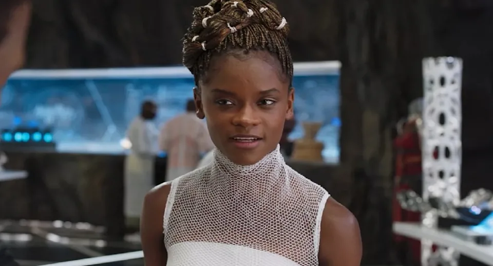 Letitia Wright conheceu o Evangelho em um estudo bíblico para atores. (Foto: Divulgação/Marvel).