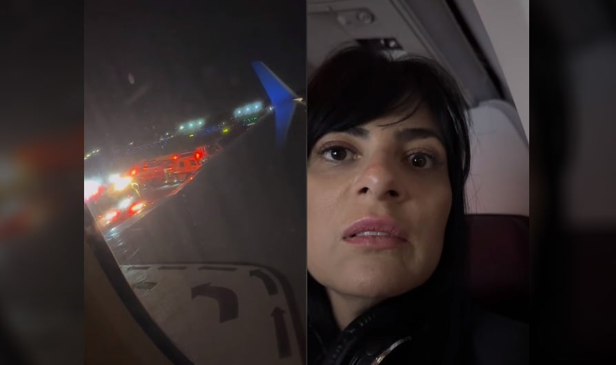 Fernanda Brum testemunha livramento durante voo com turbina em chamas