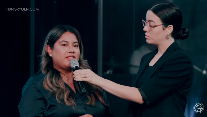 Ivonne foi salva por Deus através de um louvor. (Foto: Reprodução/YouTube/HungryGeneration).