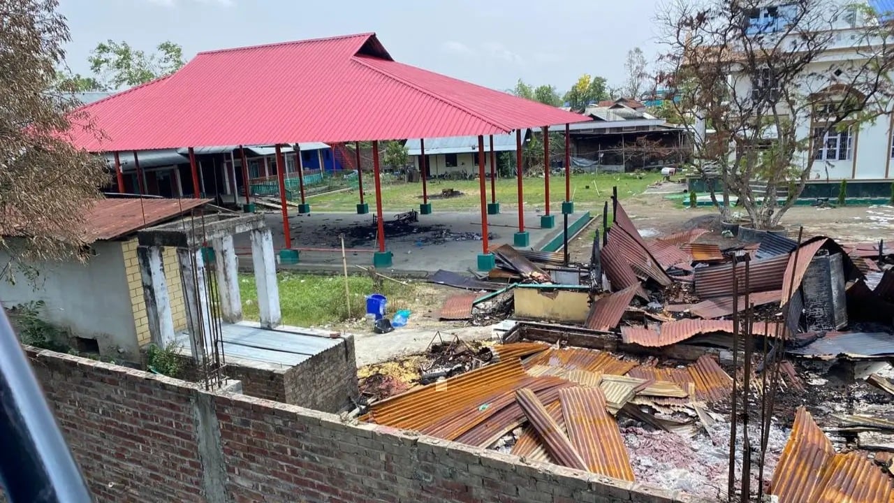 Mais de 350 igrejas foram destruídas em Manipur, na Índia. (Foto: Portas Abertas)