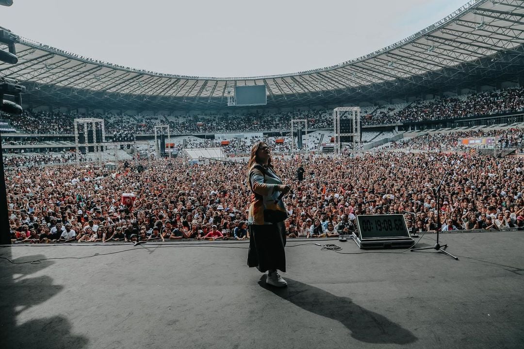 O “Ore Comigo Music Festival” promoveu mais de 12 horas de intercessão e adoração. (Foto: Instagram/Criative Music Oficial).