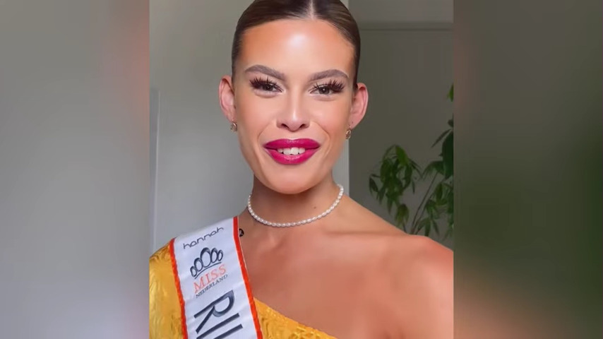 Transgênero Rikkie Kollé vence Miss Holanda 2023. (Captura de tela/YouTube/NR24)