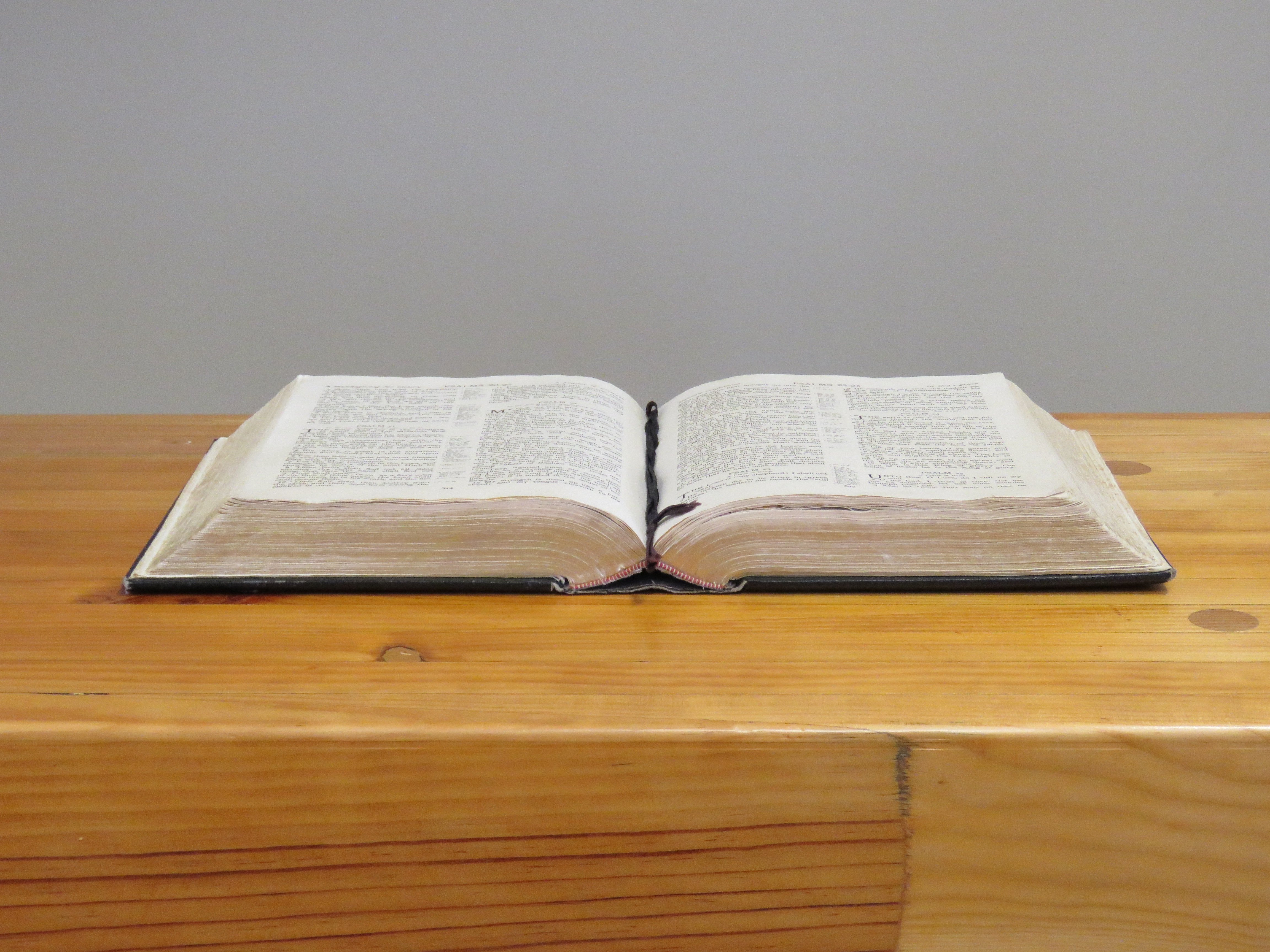 Justiça proibiu a frase “sob a proteção de Deus” e leitura da Bíblia na Câmara de Araçatuba. (Foto: Imagem ilustrativa/Unsplash/Walter Walraven).