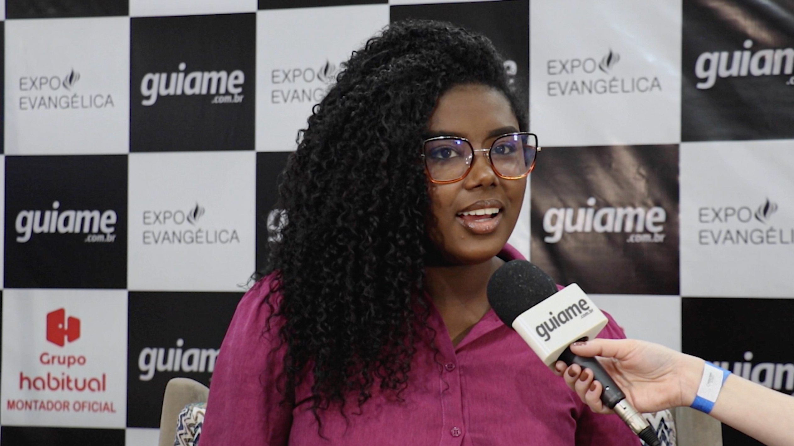 Keilla Júnia na Expoevangélica 2023. (Foto: Reprodução/Guiame).