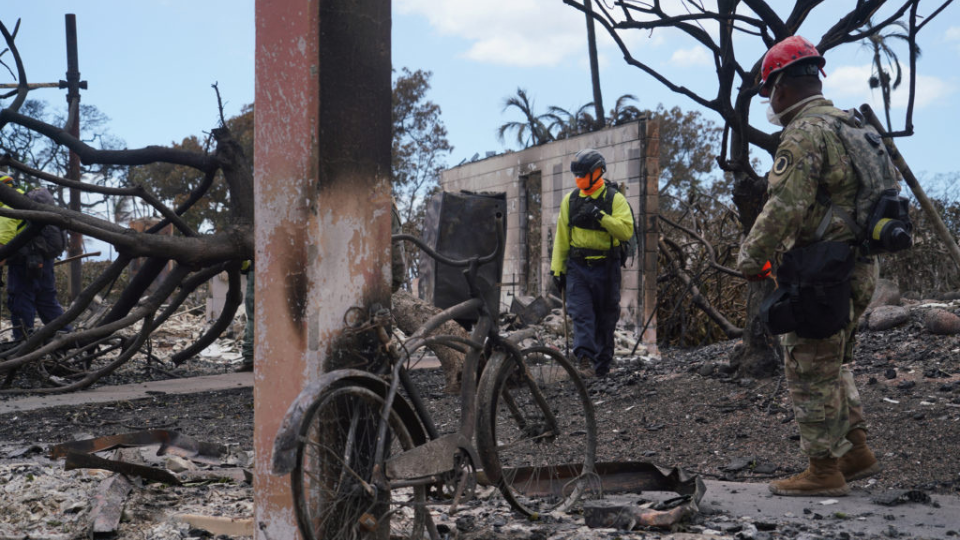 Capelães ajudam vítimas dos incêndios florestais em Maui. (Foto: Aliança Cristã e Missionária)