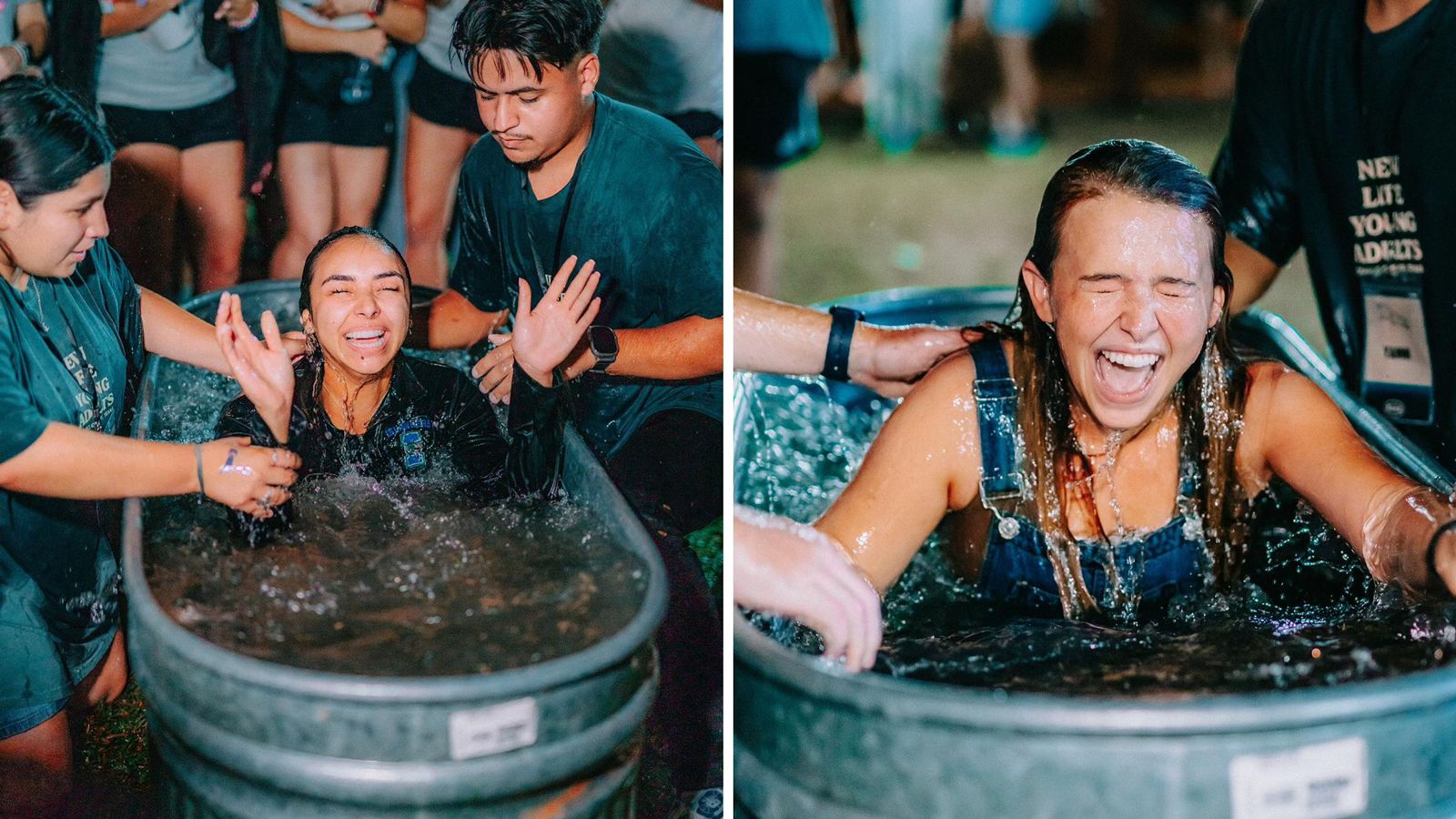124 pessoas são batizadas em universidade no Texas