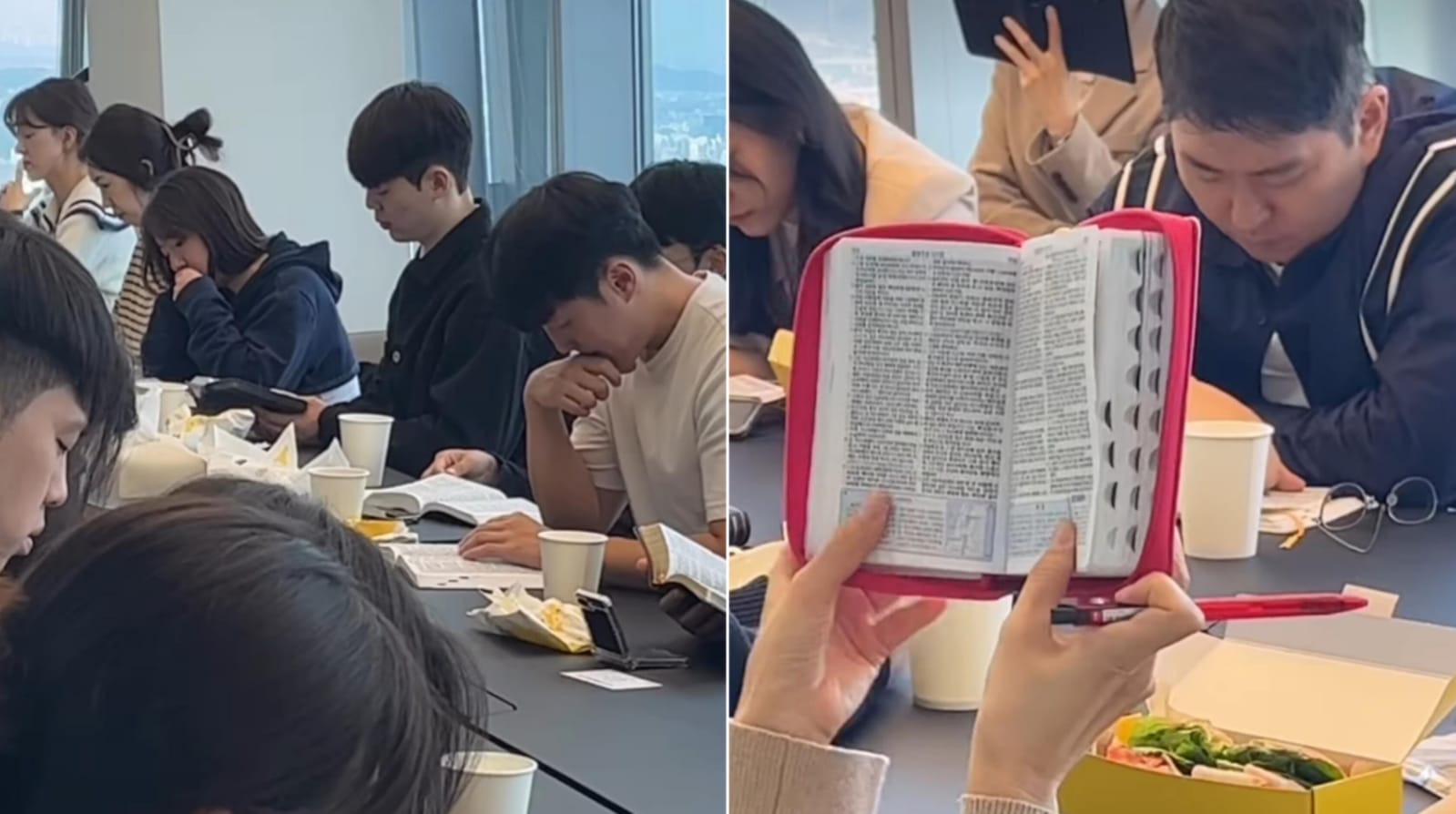 Cristãos se reúnem para lerem a Bíblia juntos na Coreia do Sul