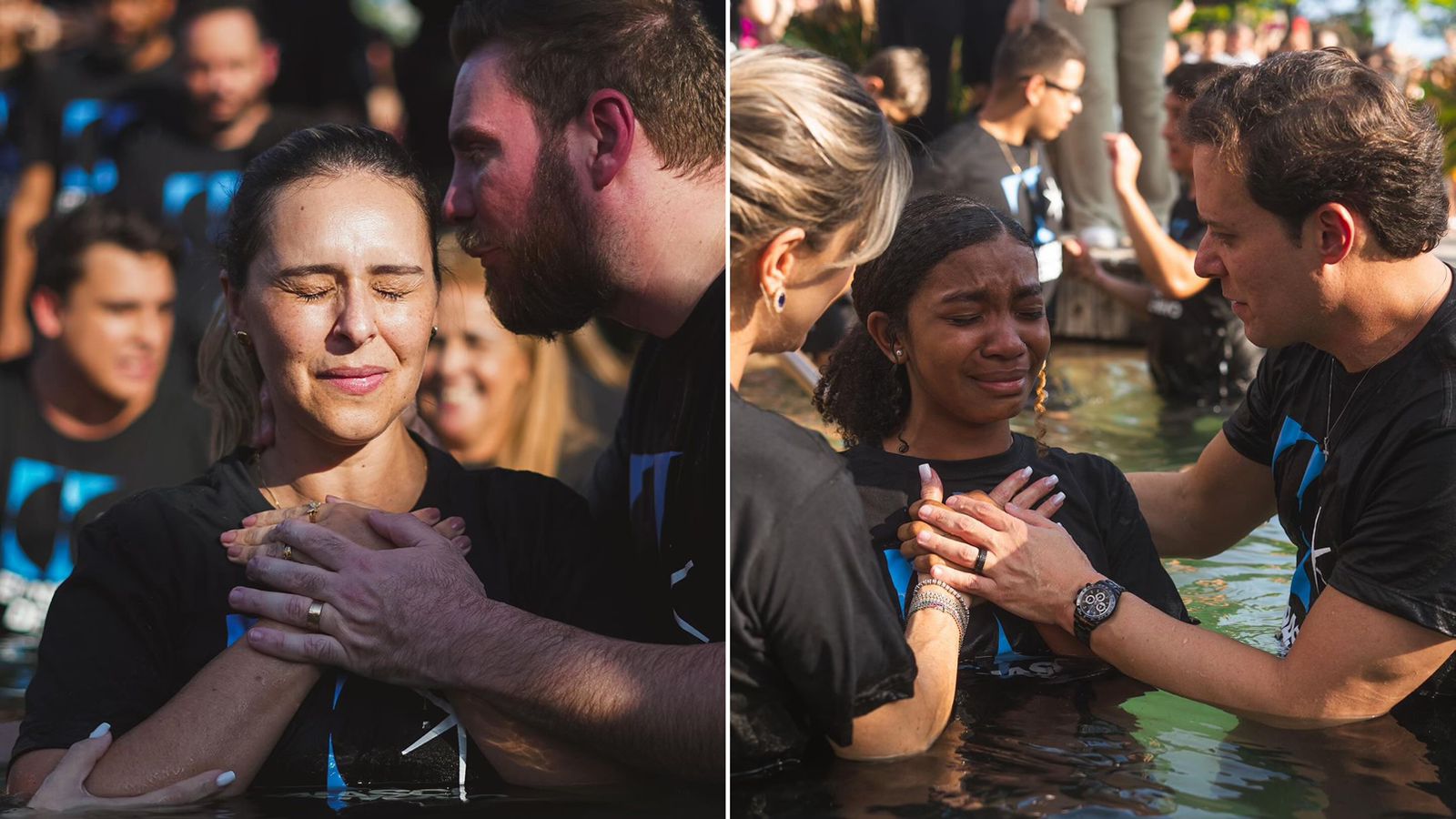 Igreja batiza mais de 1.800 pessoas em SP: “Há festa no céu”