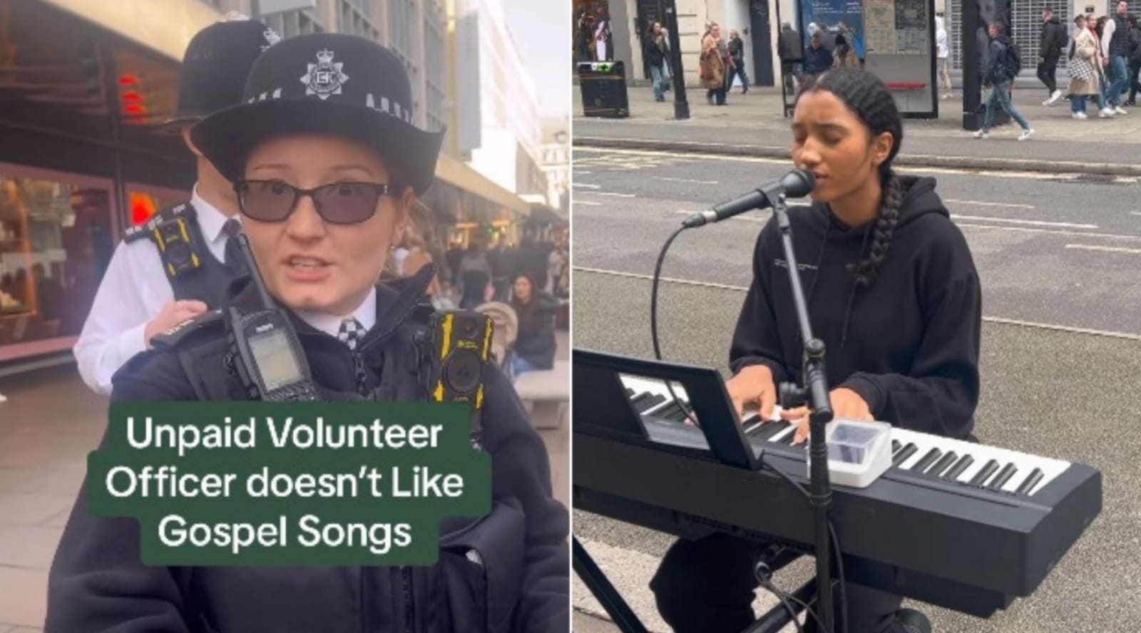 Polícia de Londres pede desculpa após reprimir cantora por louvar na rua