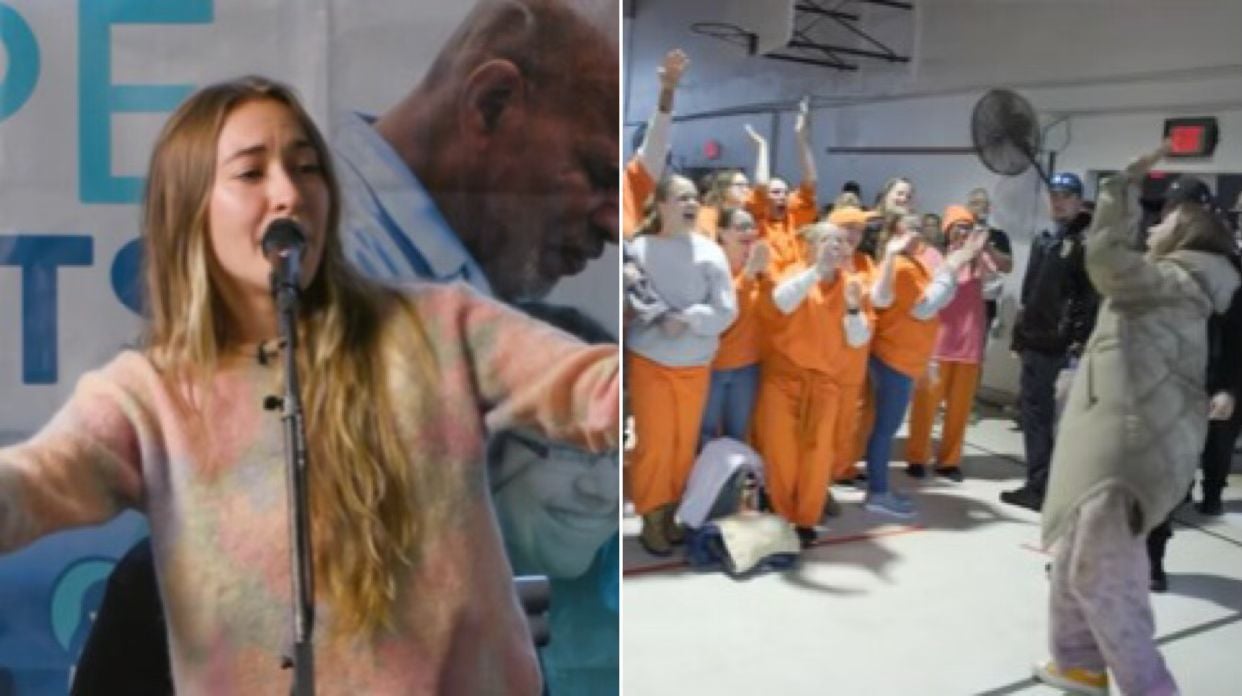 Lauren Daigle ministra a 300 mulheres em prisão nos EUA: “Deus anseia por vocês”
