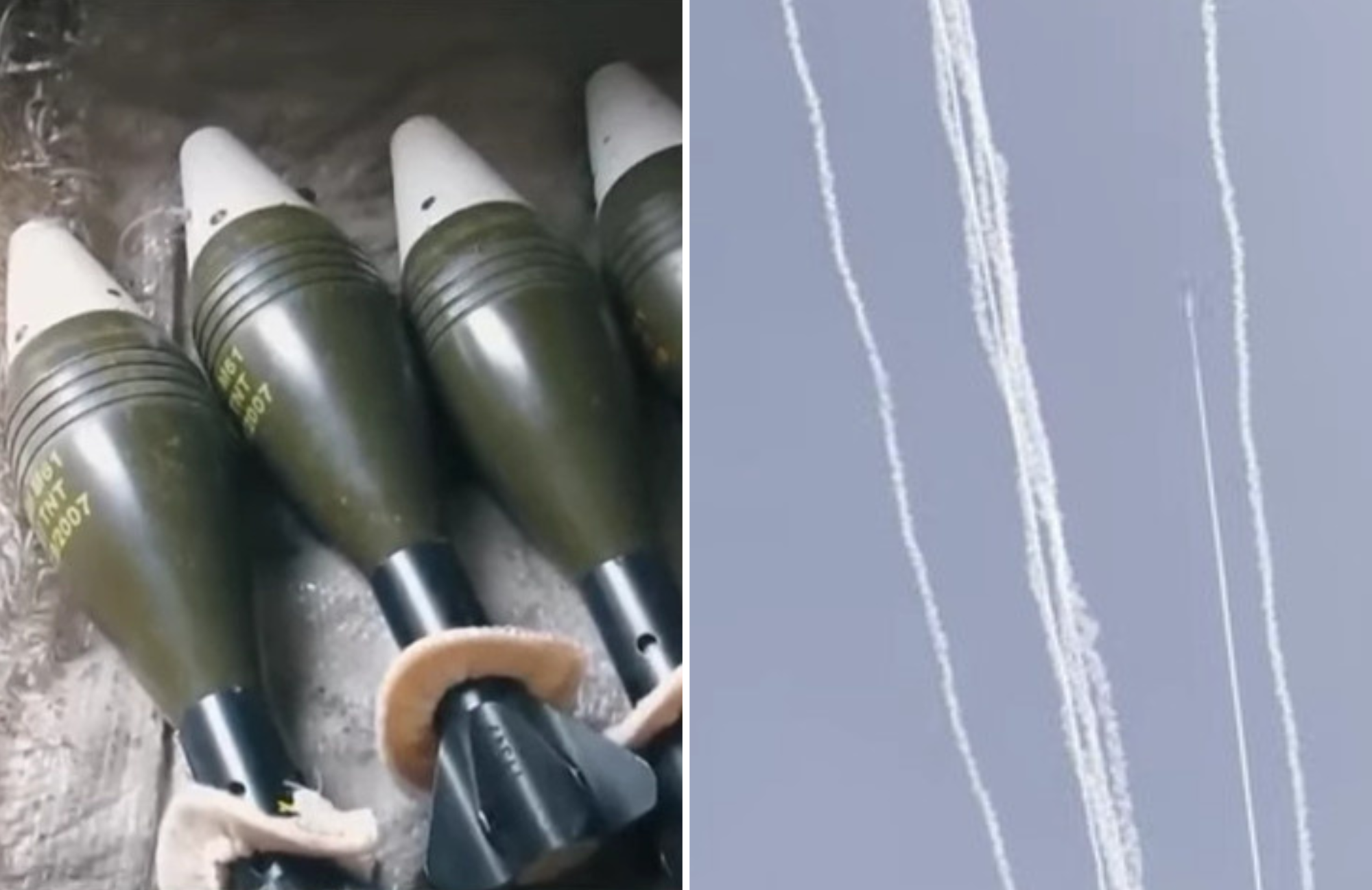 Hamas dispara foguetes contra Tel Aviv a partir da Faixa de Gaza. (Captura de tela/YouTube/AFP) 
