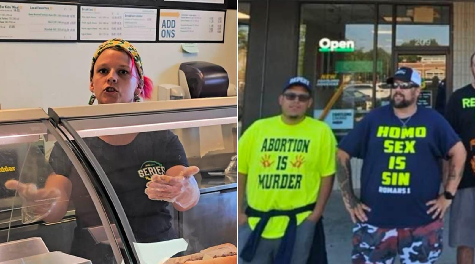 Subway é acusado de discriminar cristãos após recusar clientes com camisetas antiaborto