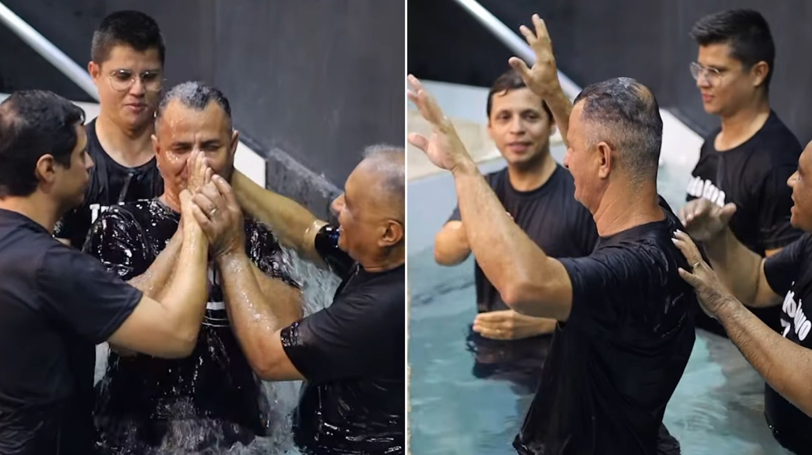 Igreja batiza surdo e testemunha: “Deus fala ao coração de todos”