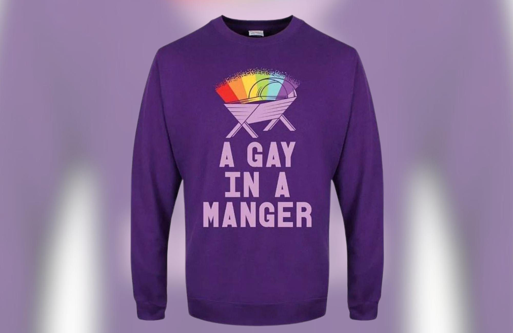 O moletom estampado com um arco-íris utilizado como símbolo pela comunidade LGBT. (Foto: Grindstore/Debenhams)