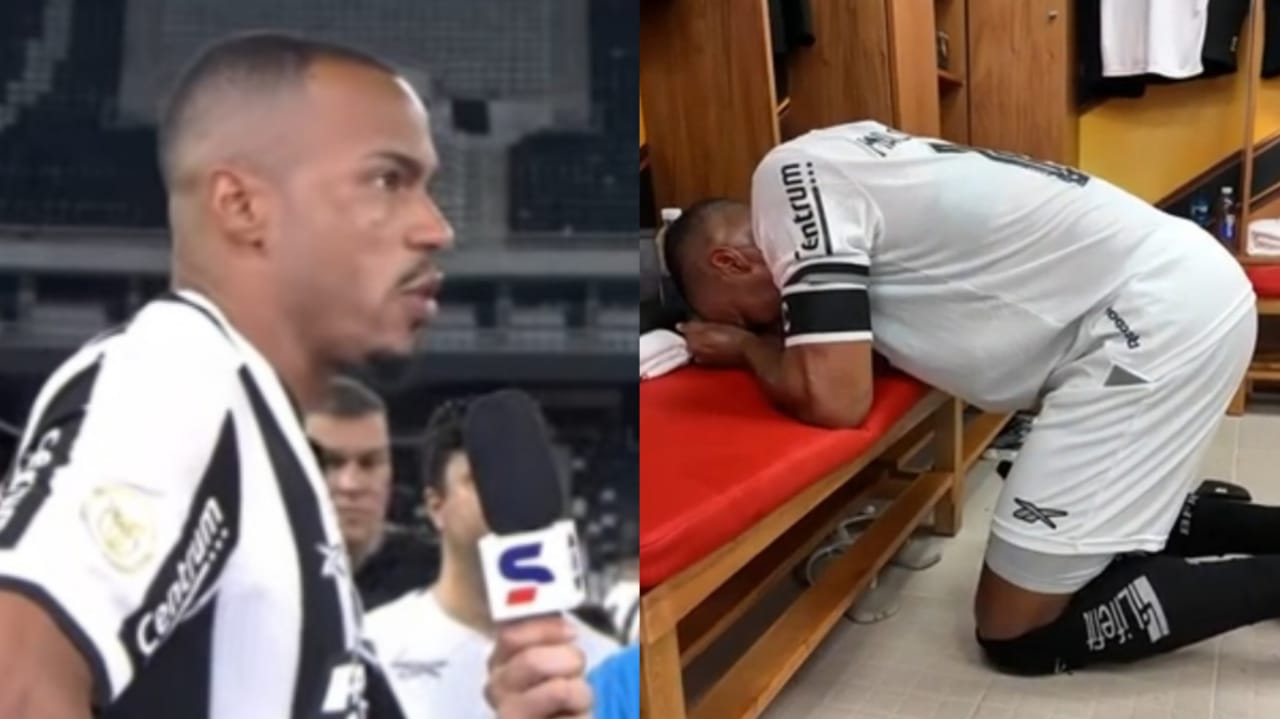 Capitão do Botafogo orou no vestiário após vencer Libertadores: “A glória é Tua, Jesus”