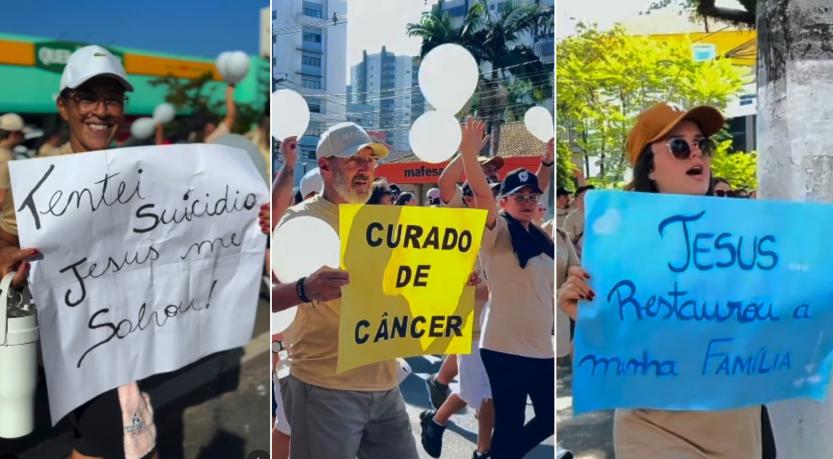 2.500 cristãos testemunham curas e milagres em marcha no RS: “Jesus é vida!”