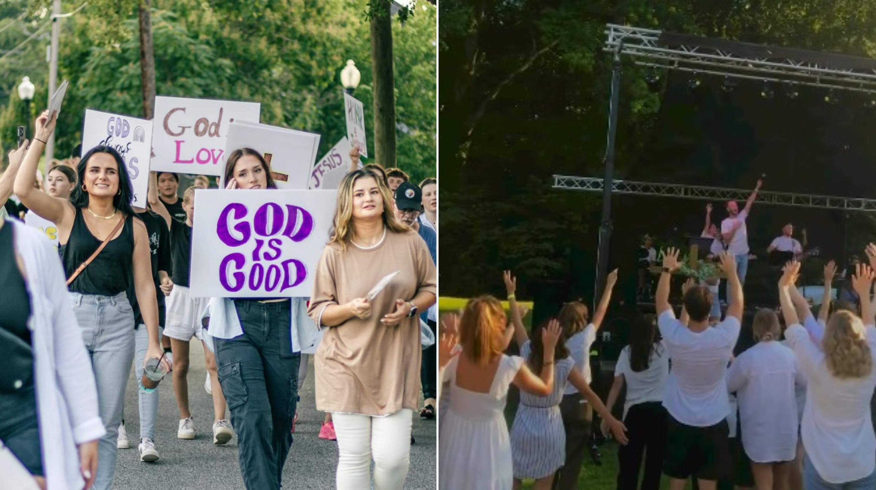Igrejas se unem para evangelizar cidade nos EUA e orar por mover: “Início de avivamento”