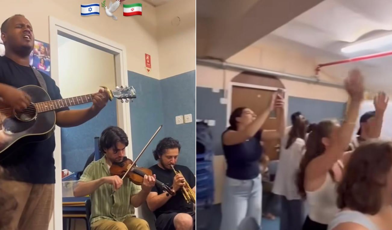Cristãos louvam a Jesus nos abrigos enquanto mísseis caem sobre Israel