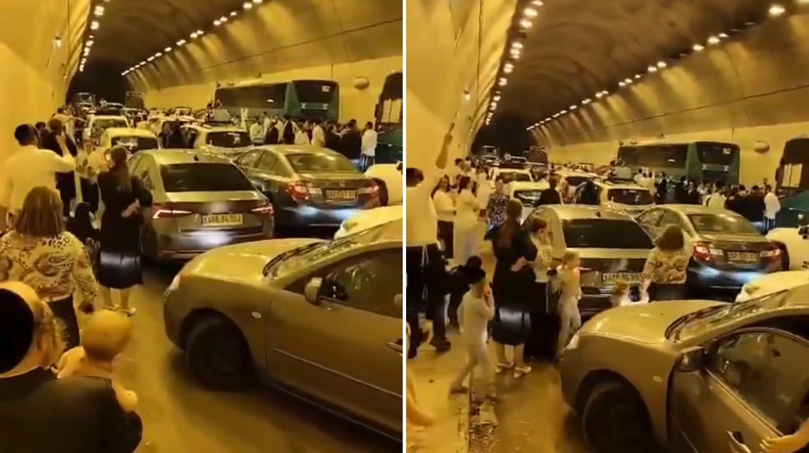 Durante ataque em Israel, pessoas se abrigam em túnel e cantam: “Deus sempre me amou”