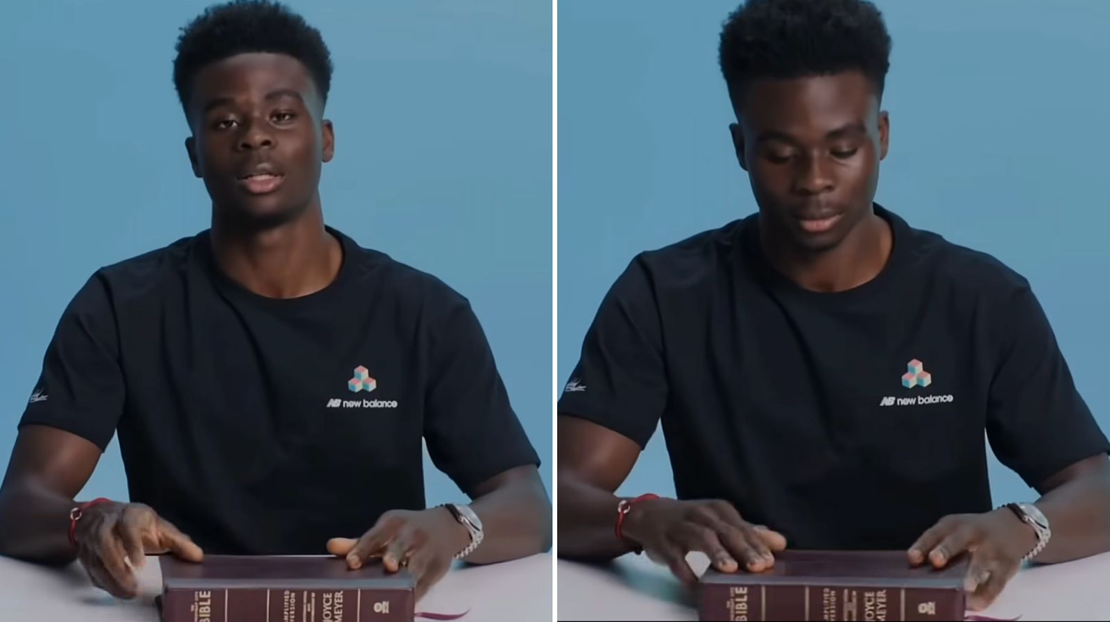 Bukayo Saka, do Arsenal, diz que a Bíblia é seu manual: “Leio o tempo todo”