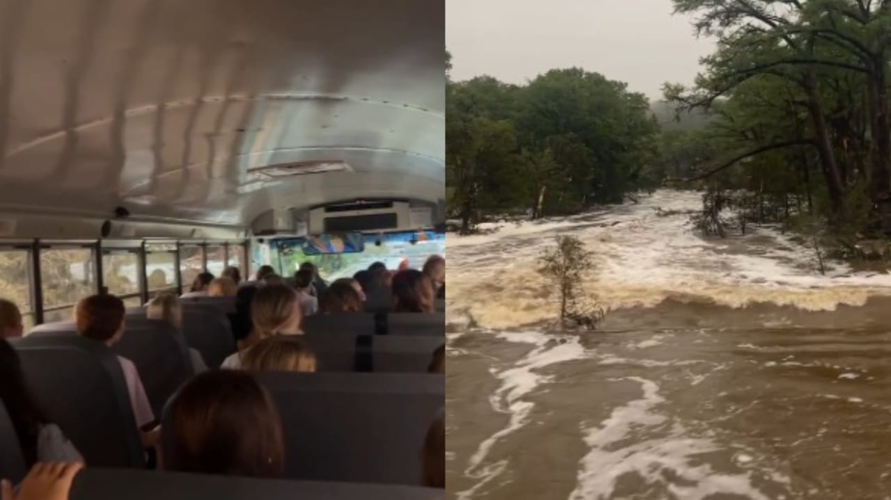 Meninas resgatadas de enchente louvam em ônibus nos EUA: “O Senhor veio até mim”