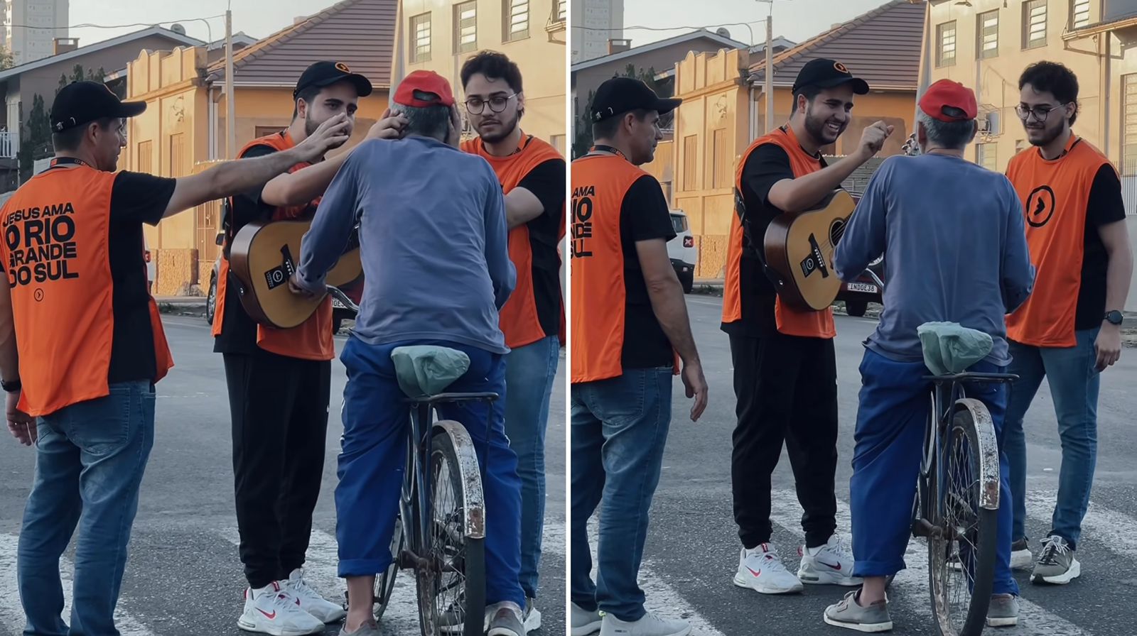 Surdo é curado em evangelismo de rua e se rende a Jesus no RS