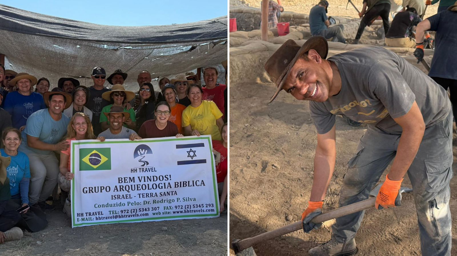 Brasileiros descobrem vestígios cananitas em sítio arqueológico em Israel