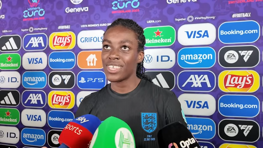 Atleta cristã demonstra sua fé em vitória na Euro Feminina 2025: 