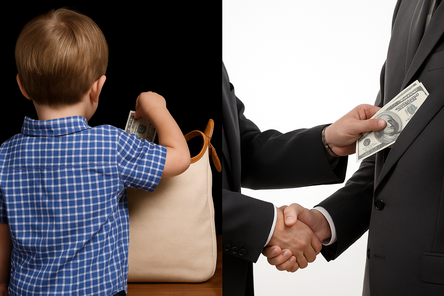 O pequeno corrupto hoje é o grande corrupto amanhã