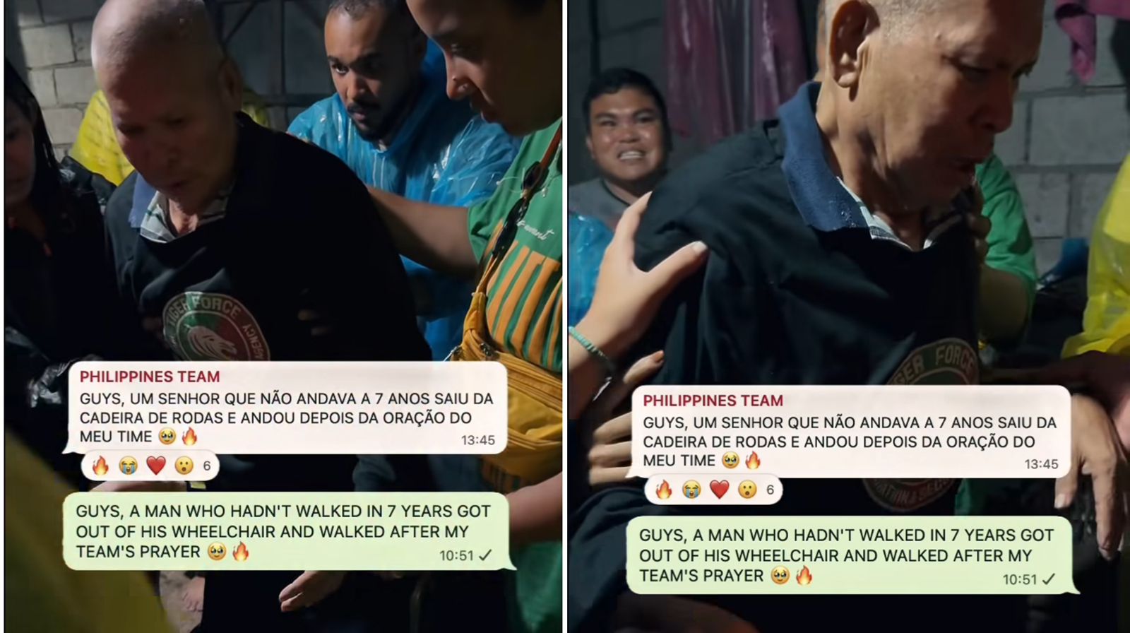Cadeirante volta a andar após oração de jovens em viagem missionária nas Filipinas