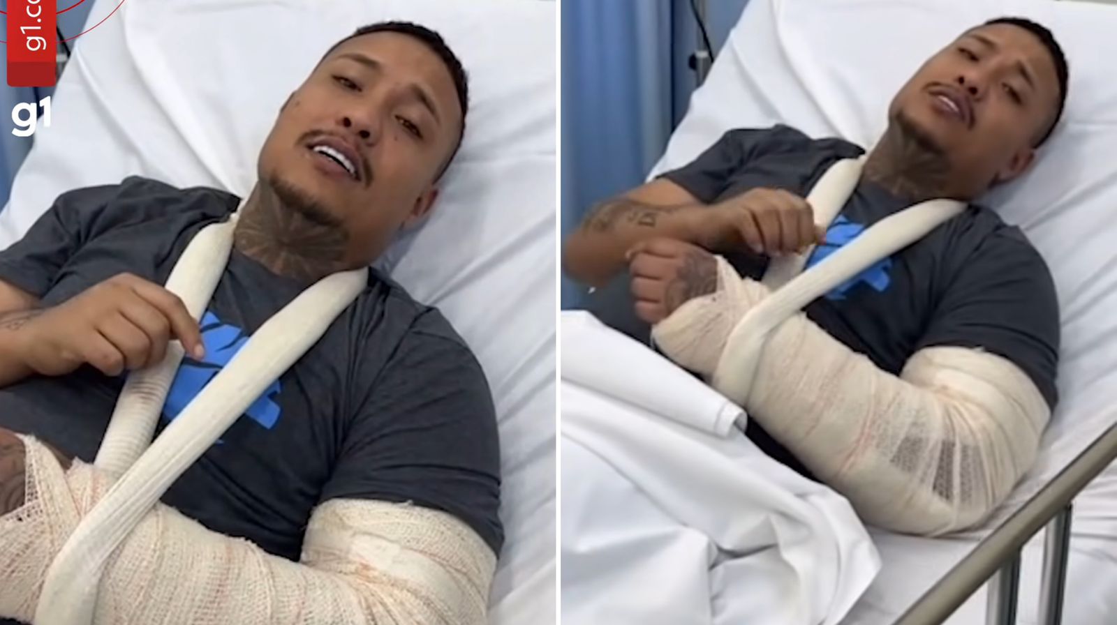 Cantor gospel baleado diz que 'nasceu de novo' e canta louvor em hospital