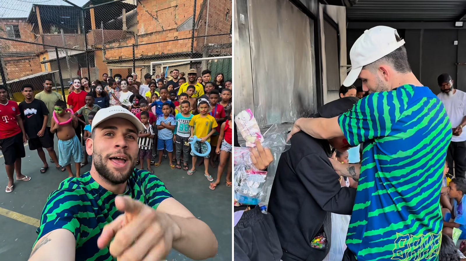 Jovem evangeliza crianças e ora por moradores em favela de MG: ‘Cristo vive, espalhe isso’