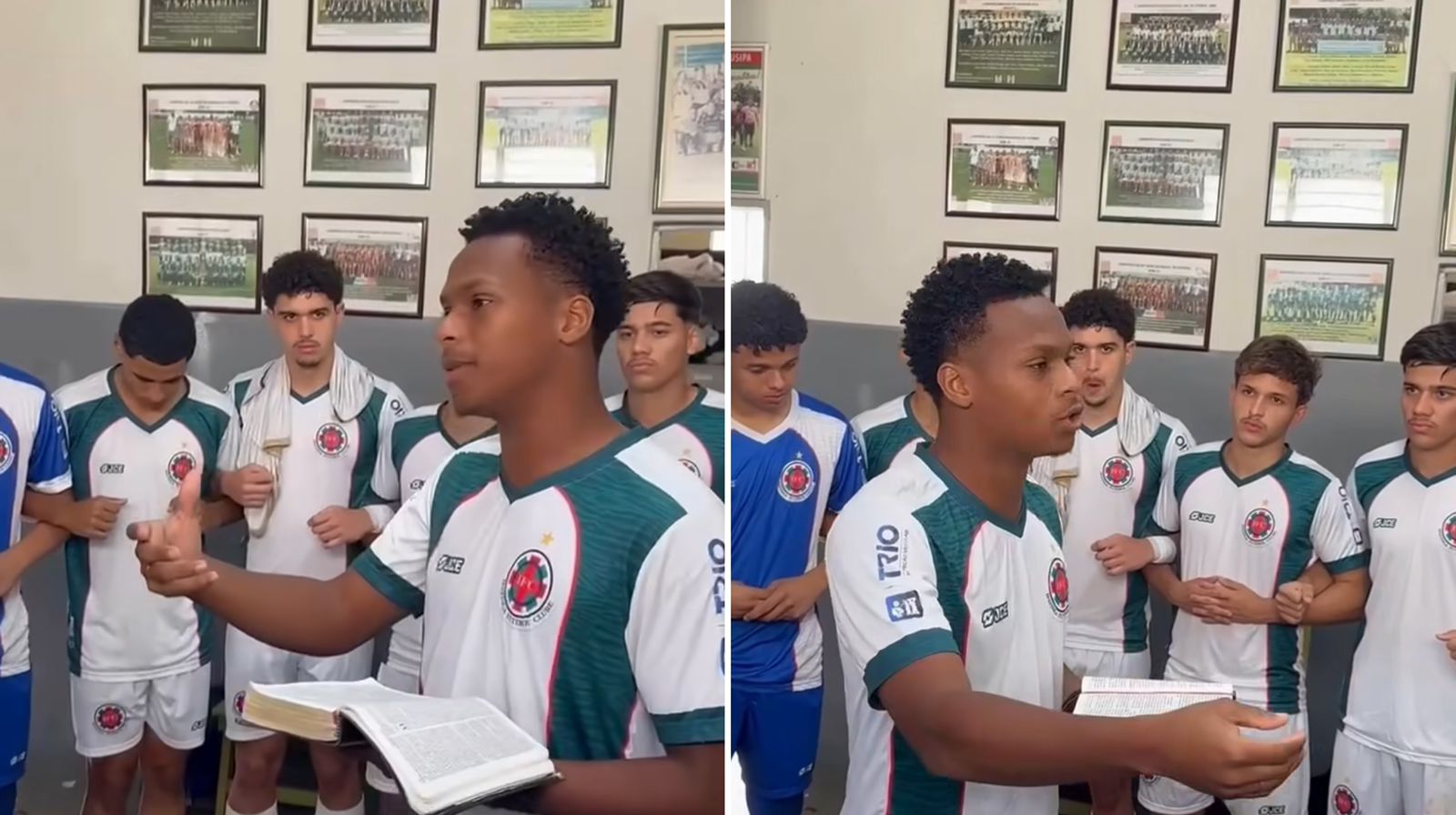 Jogador inspira ao fazer devocional com time antes do jogo: ‘Que eu seja um instrumento’