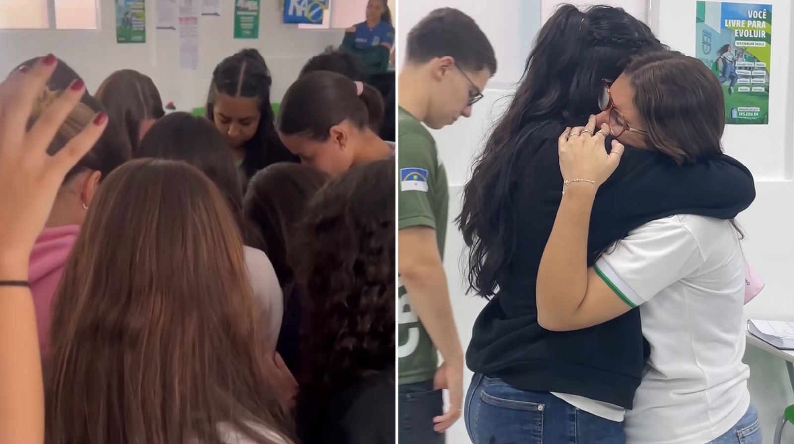 Durante intervalo bíblico em escola, 15 alunos aceitam Jesus e testemunham cura
