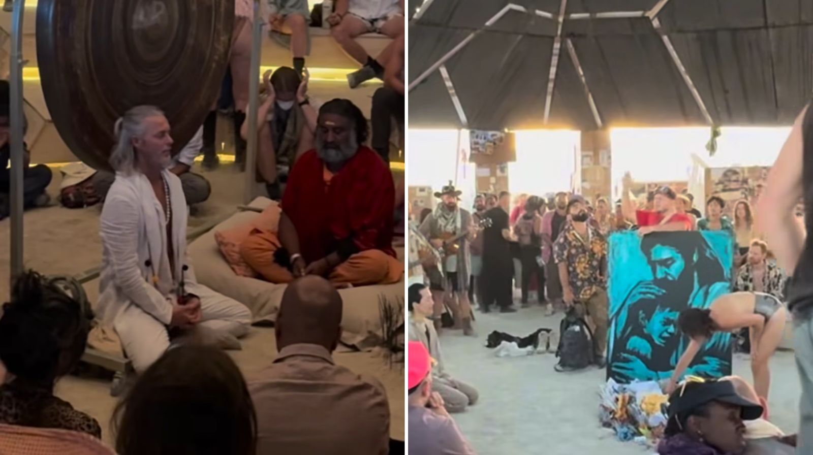 Evangelistas pregam em templo ocultista e levam pessoas a Jesus
