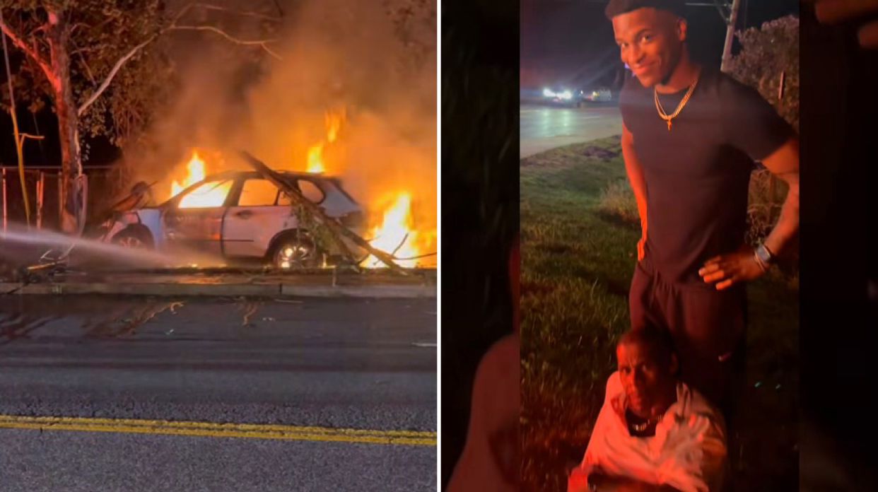 Jogador de futebol americano salva homem de acidente de carro nos EUA: ‘Jesus o protegeu’