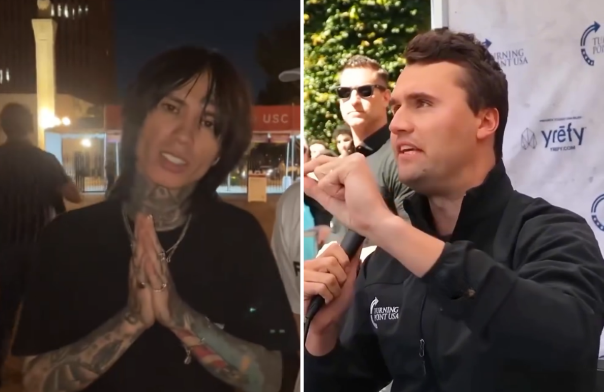 Aluno que esteve em debate com Charlie aceita Jesus: “Ele me levou a Cristo”