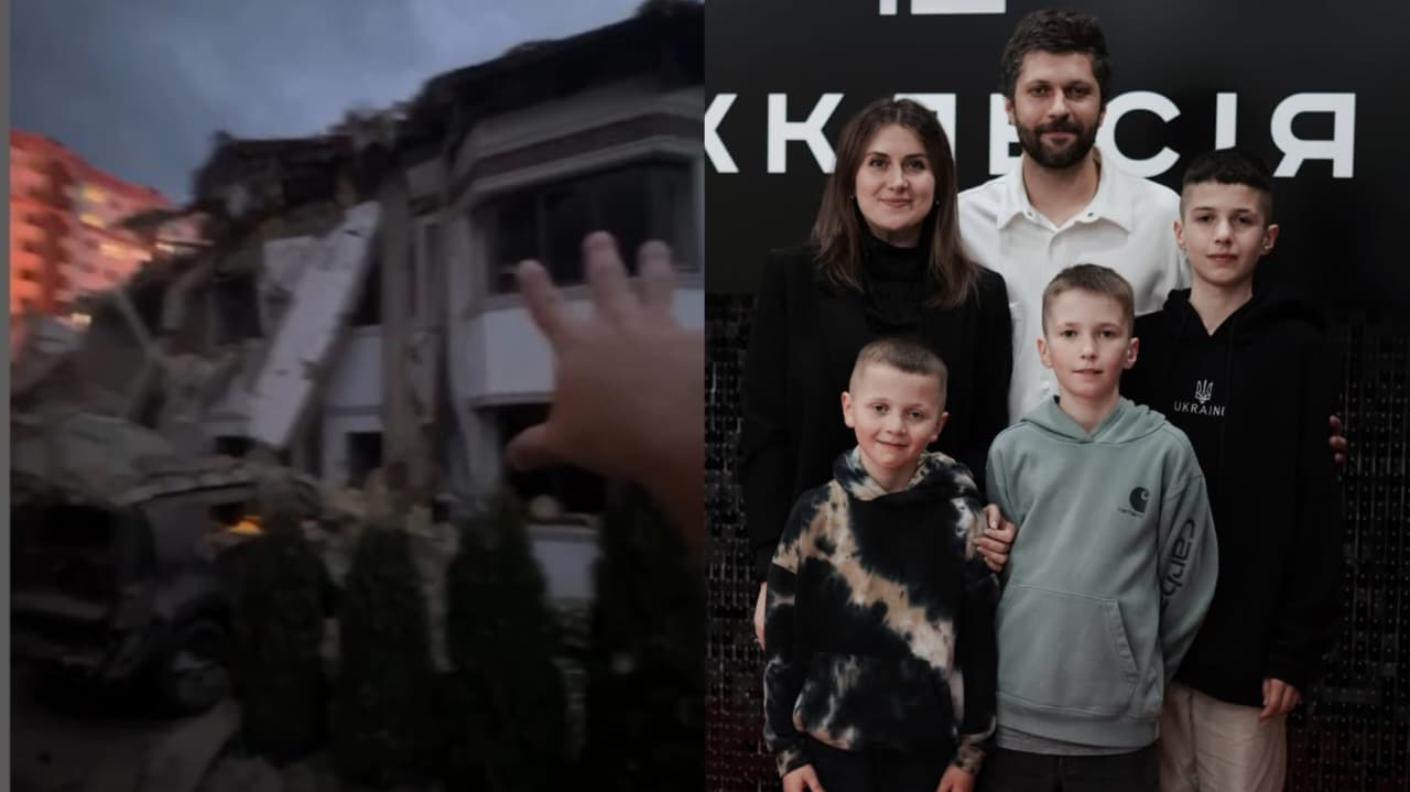 Casa de pastor na Ucrânia é atingida por míssil e família sobrevive: “Milagre de Deus”