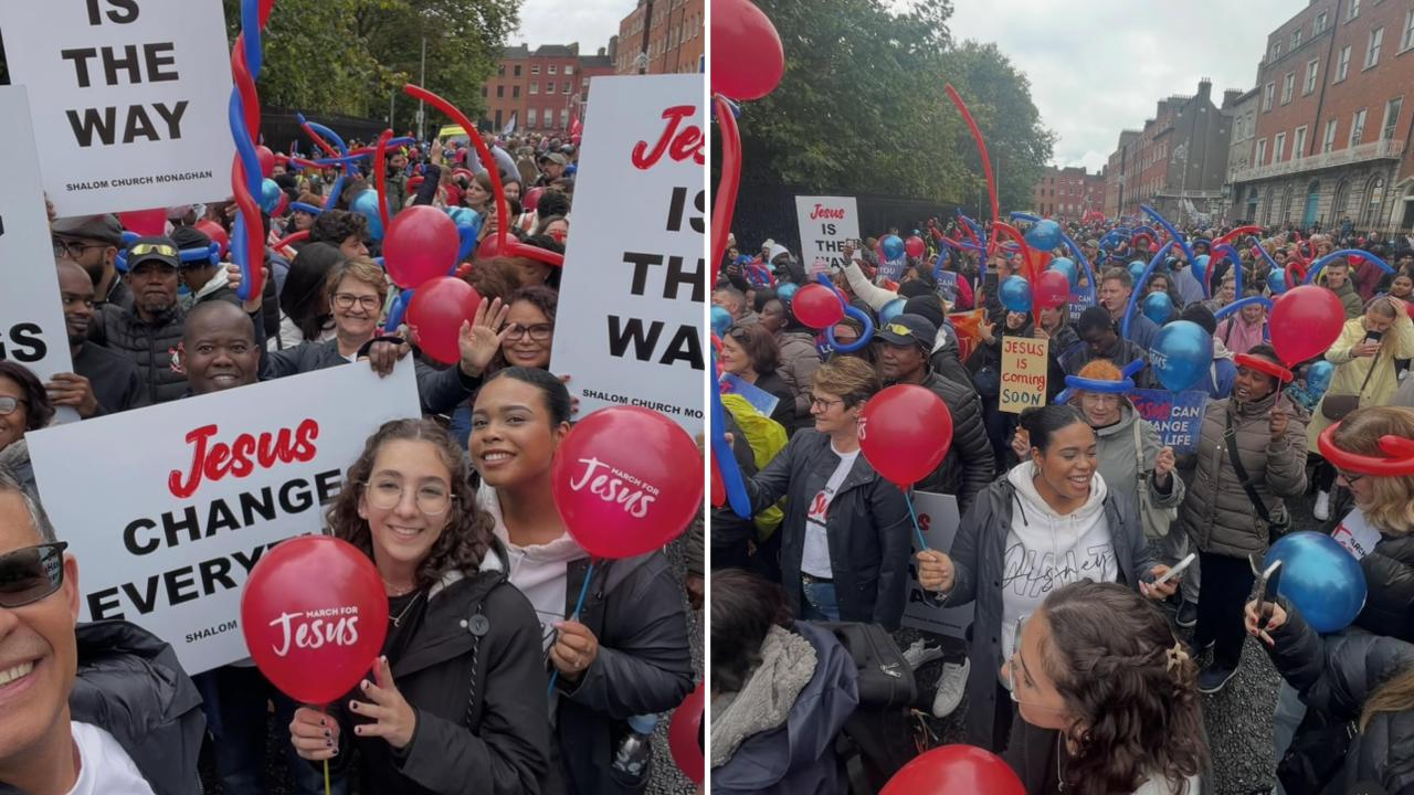 Marcha para Jesus leva mais de 20.000 pessoas às ruas de Dublin: ‘A Irlanda é do Senhor’