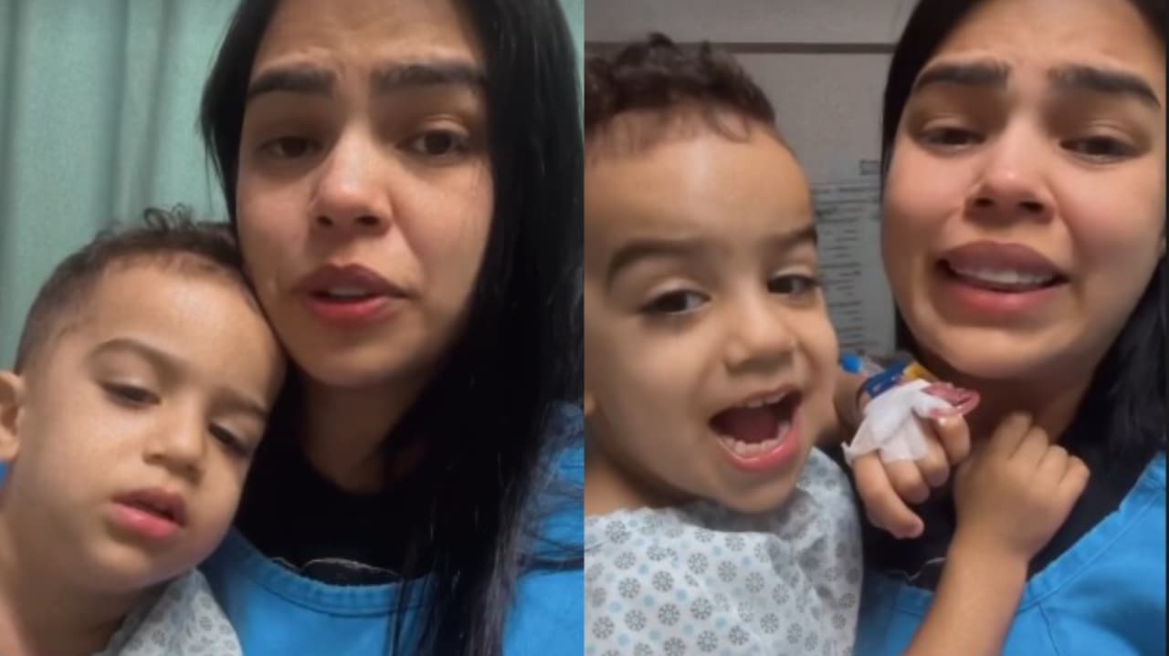 Menino de 2 anos sobrevive à queda do 3º andar e mãe testemunha: 