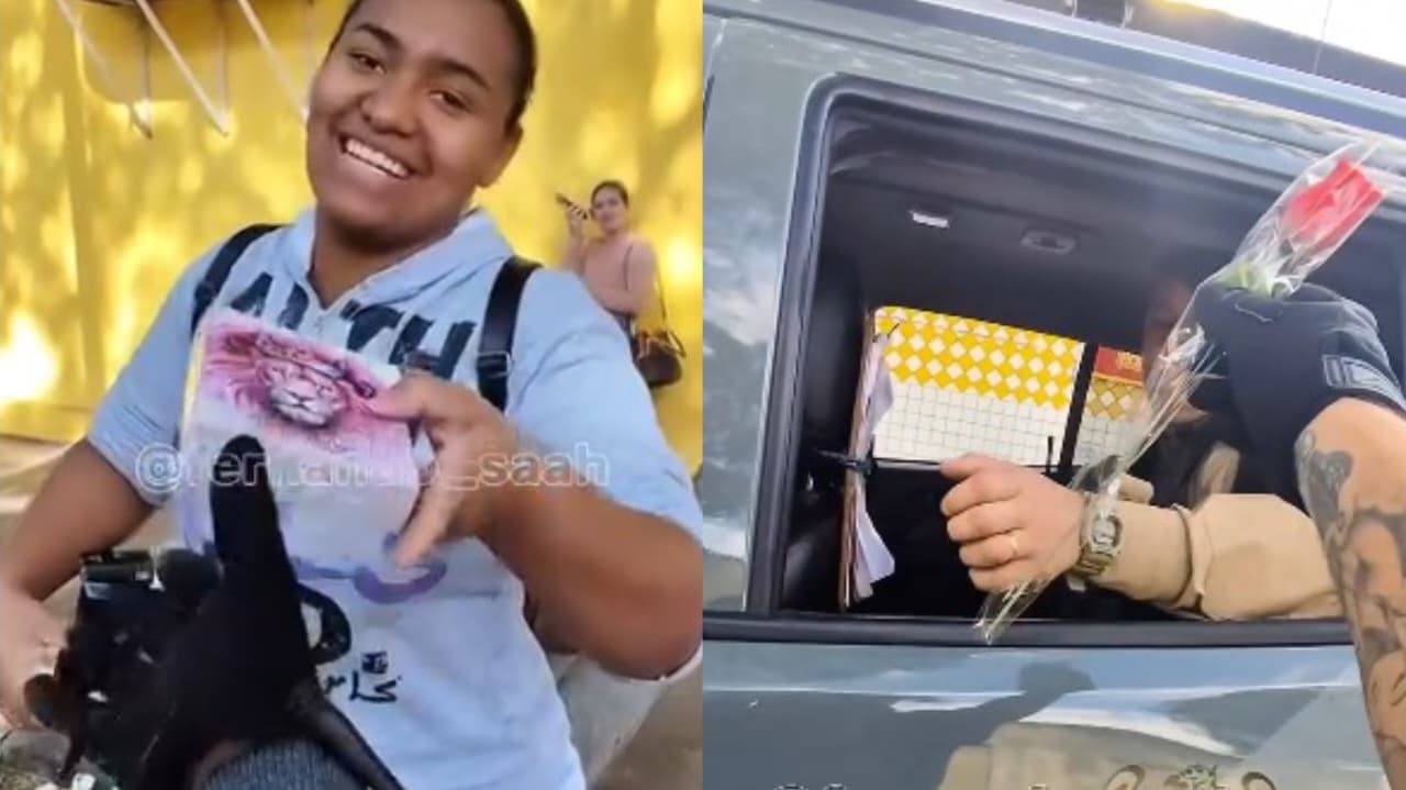 Homem entrega Bíblias e rosas nas ruas do PR: 