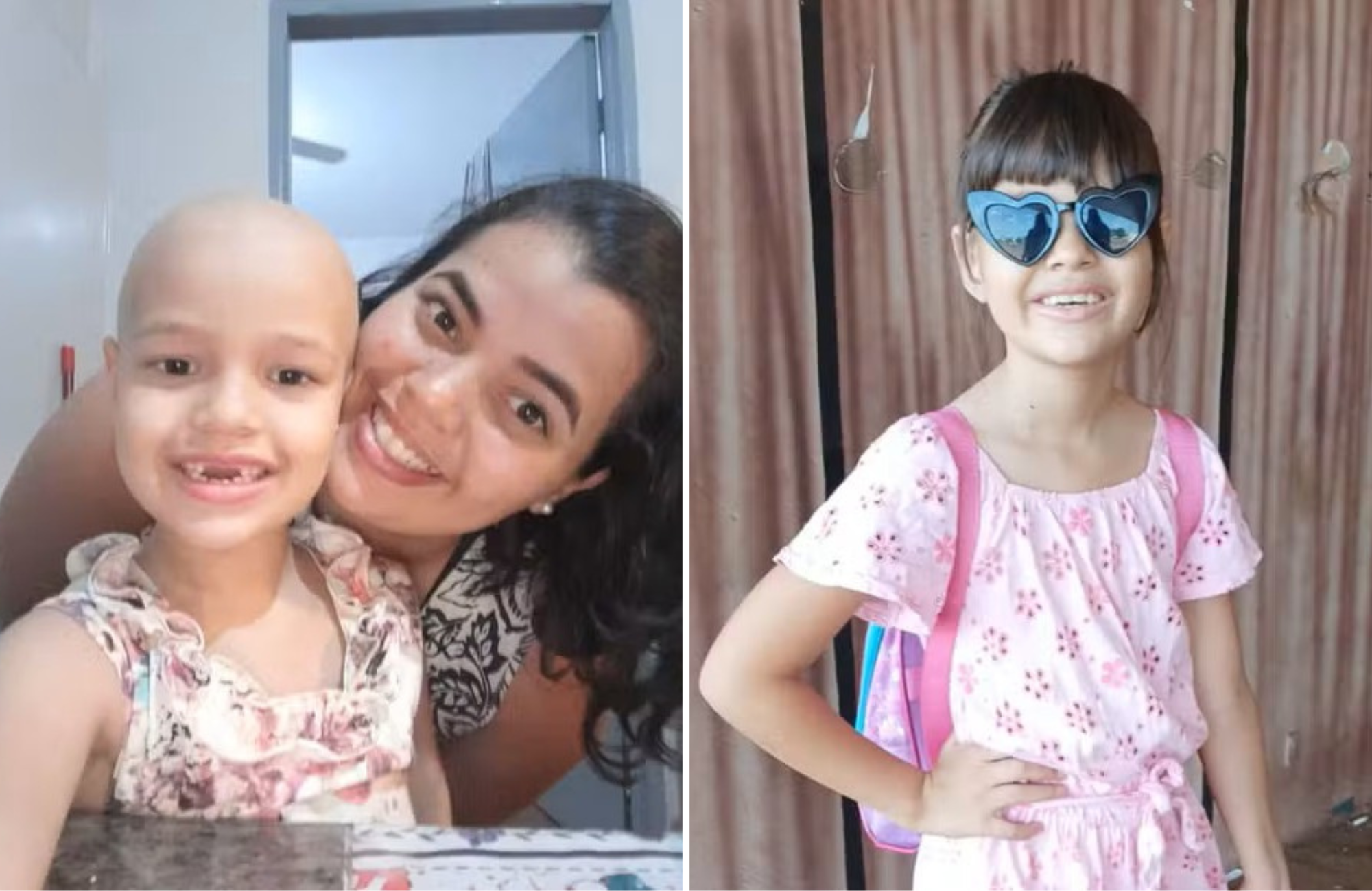 “Deus me mostrou que o impossível pode acontecer”, diz mãe de menina que venceu 2 cânceres