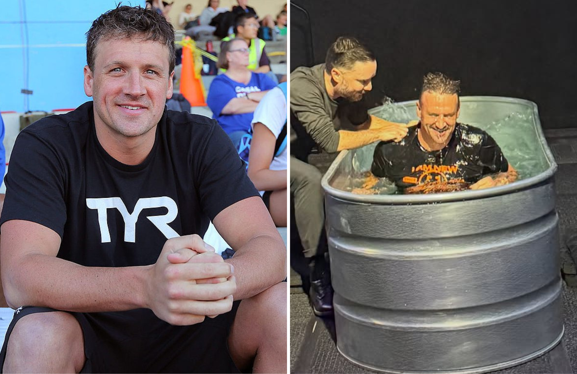 Medalhista olímpico de natação é batizado: ‘Decidi dedicar minha vida a Jesus’