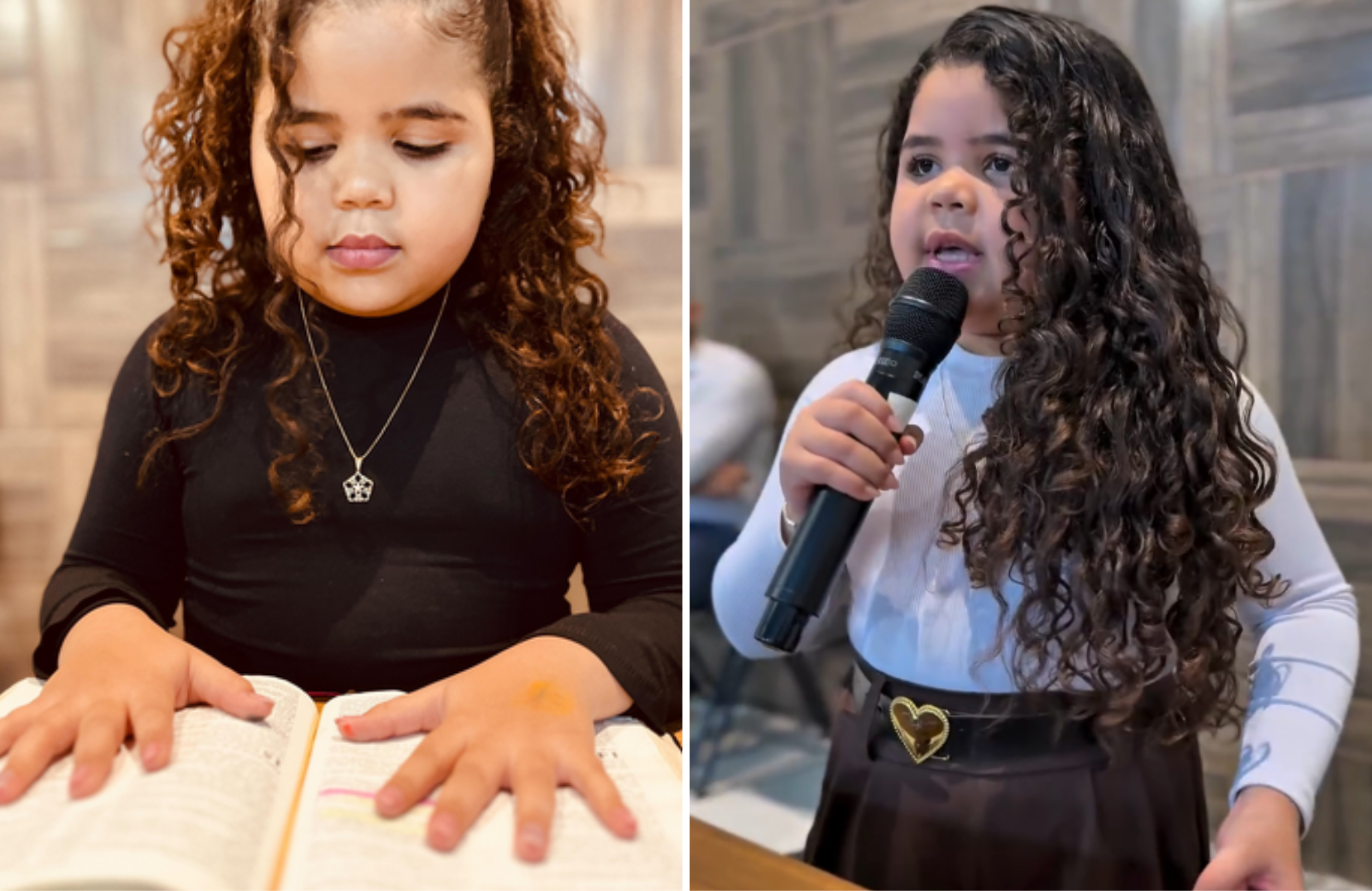 Após transplante dos dois rins, menina de 9 anos inspira ao pregar Jesus