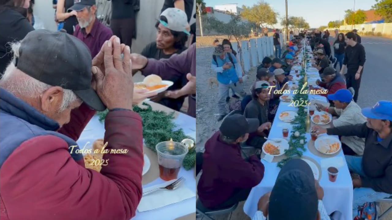 Igreja faz Ceia de Natal para sem-teto no México: “Deus não se esquece de ninguém”