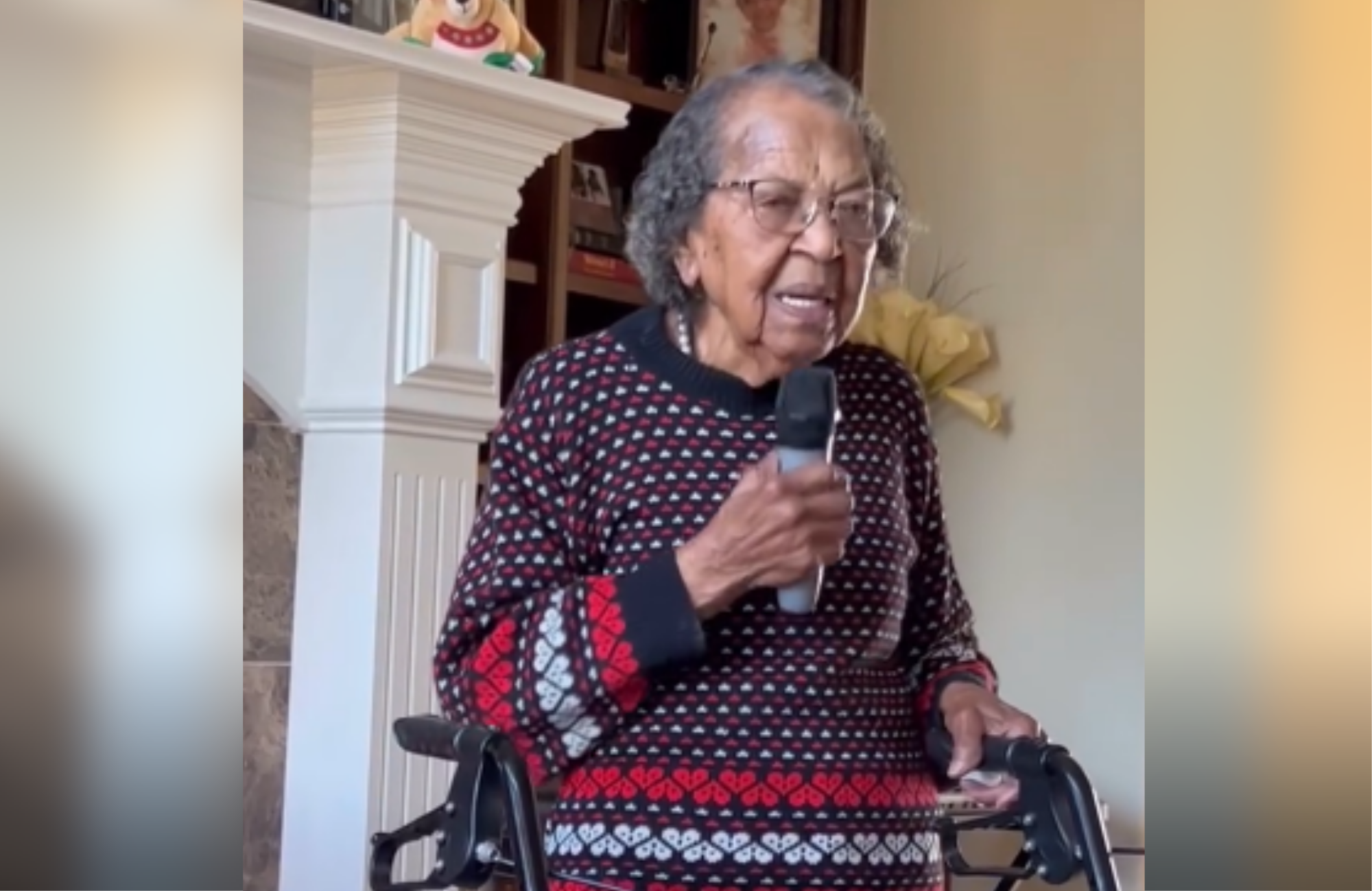 Idosa de 105 anos emociona ao louvar a Deus: ‘Presente para o Corpo de Cristo’