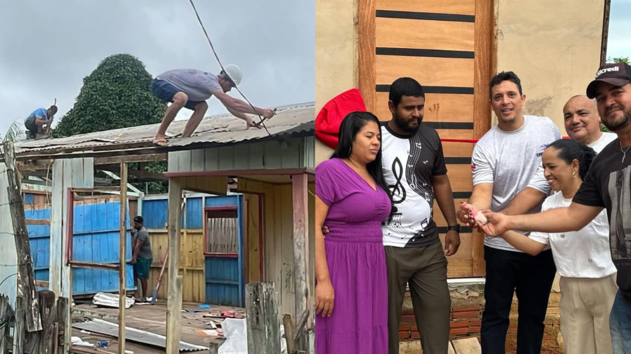 Igreja constrói casa para família em vulnerabilidade no Acre: 